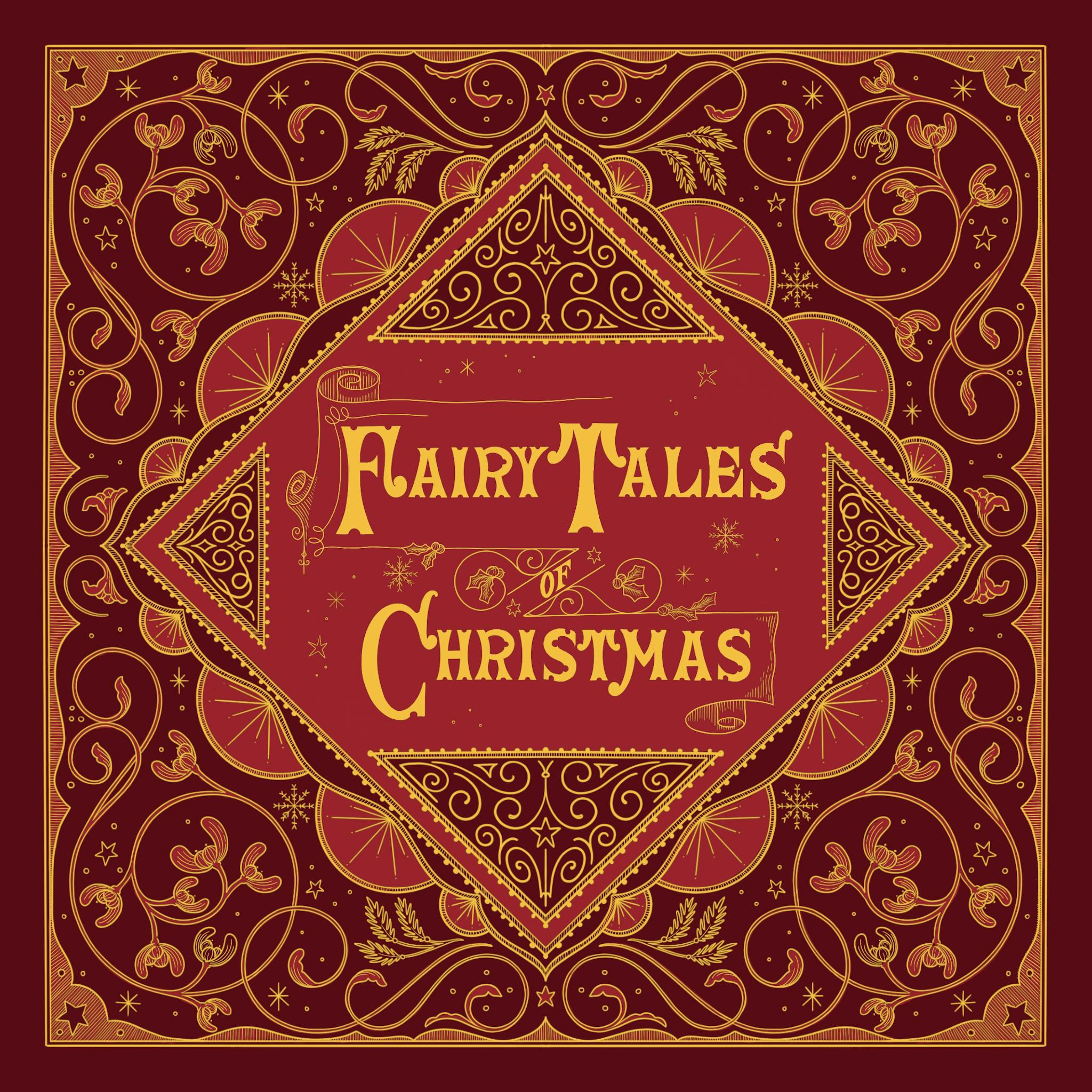 Sketch of the fairy tales of christmas box cover