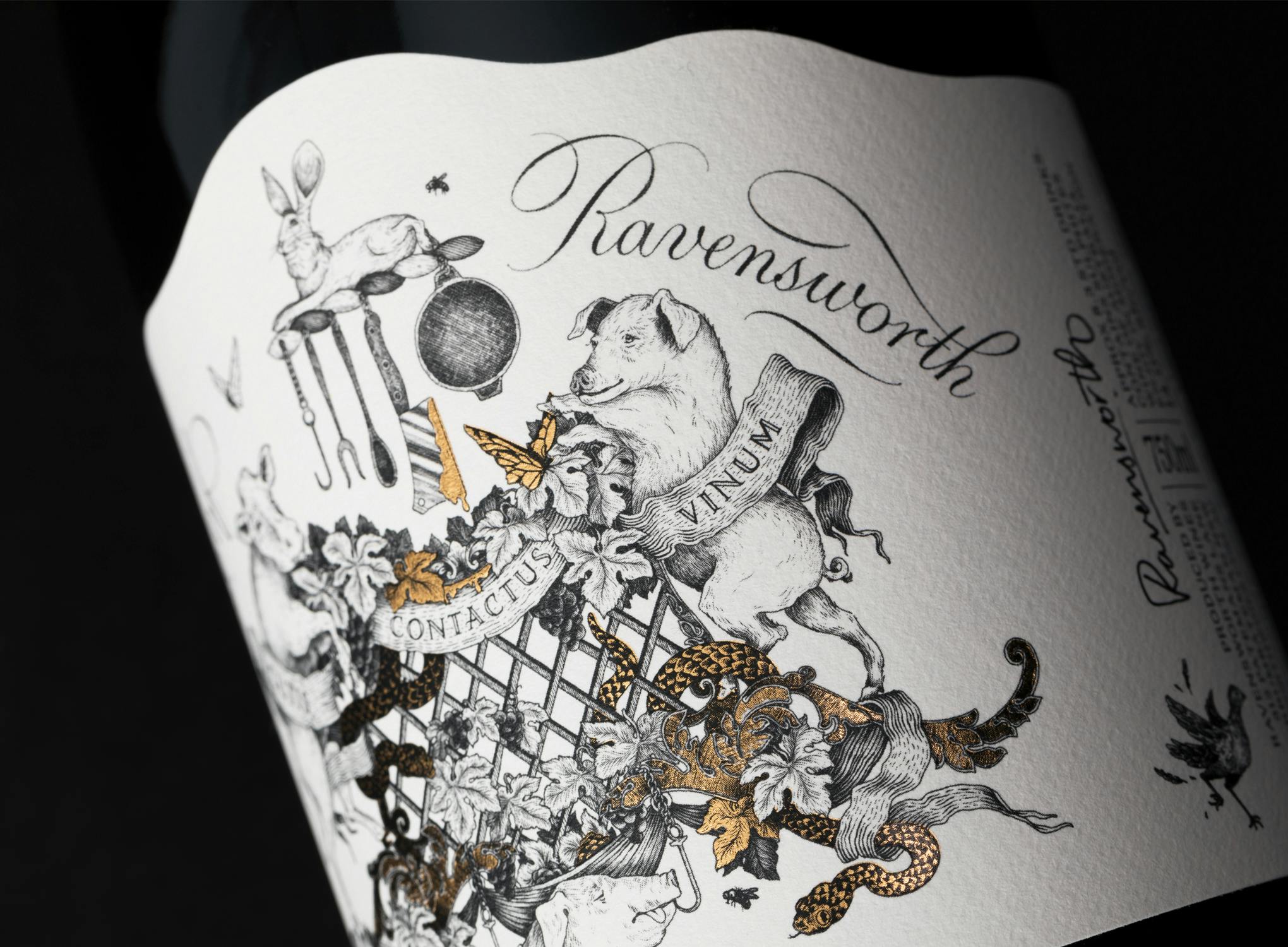 Picture of the Ravensworth wine label