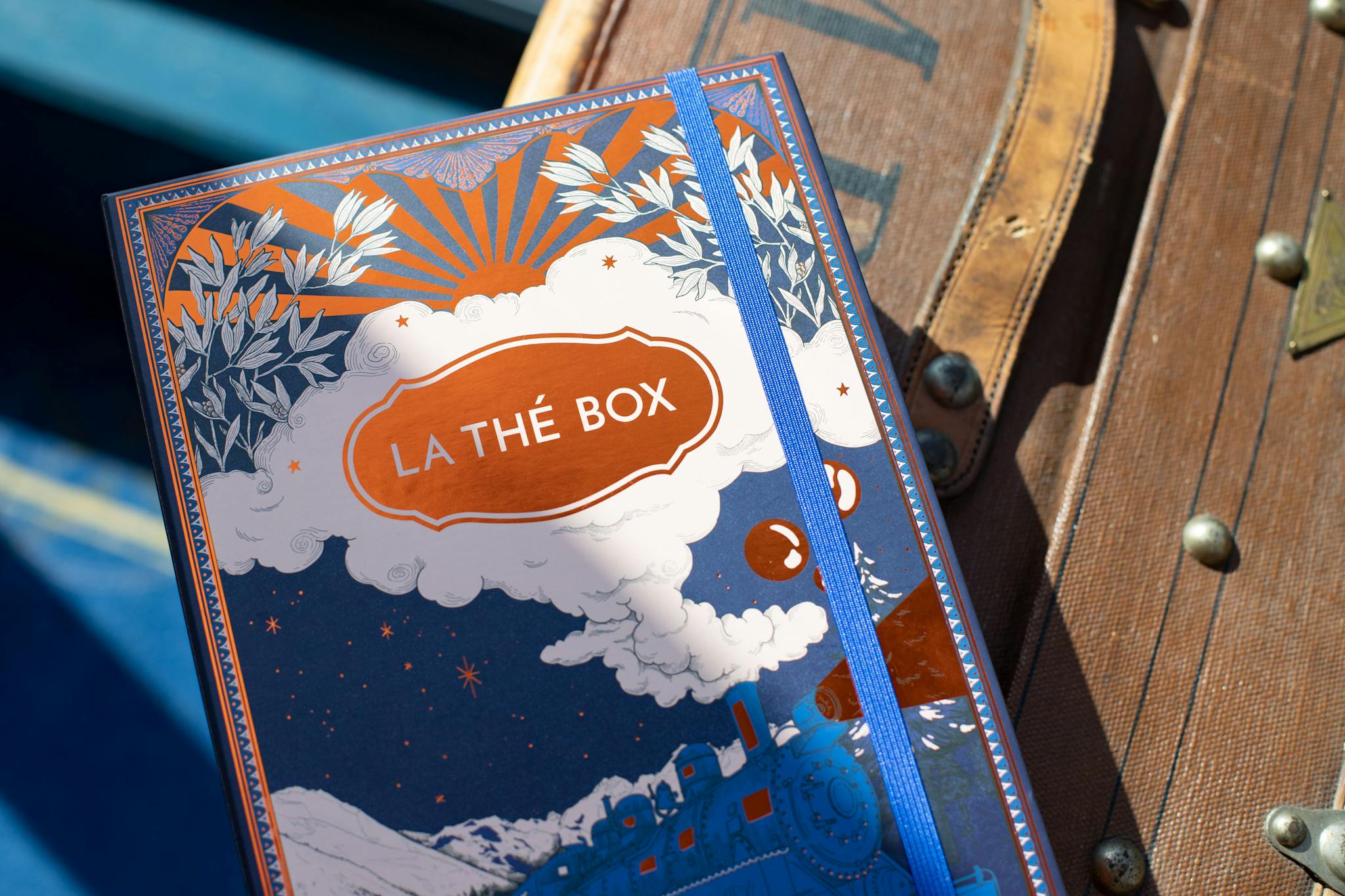 zoom at the illustration of la thébox l'orient express